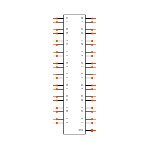 QTH-020-01-F-D-DP-A-K Symbol
