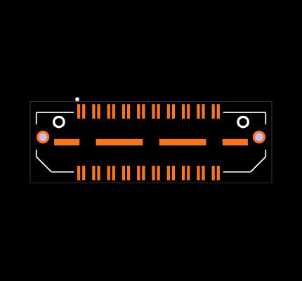 QTH-020-01-F-D-DP-A-L-TR Footprint