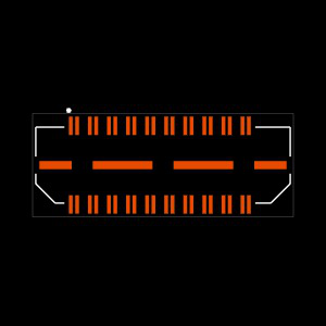 QTH-020-02-L-D-DP Footprint