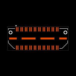 QTH-020-04-F-D-DP-A-K Footprint