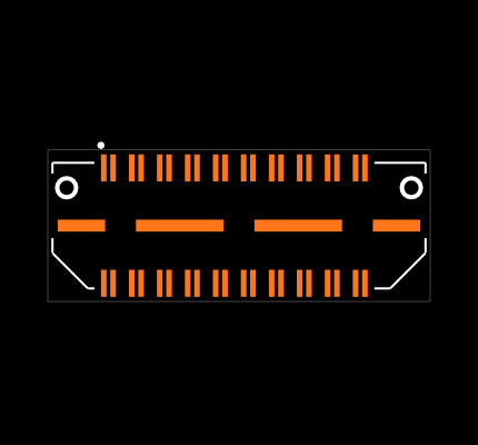 QTH-020-04-L-D-DP-A-K Footprint