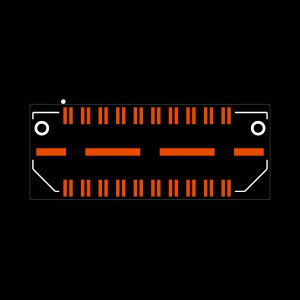 QTH-020-07-H-D-DP-A Footprint