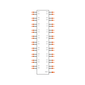 QTH-020-08-L-D-DP-A Symbol
