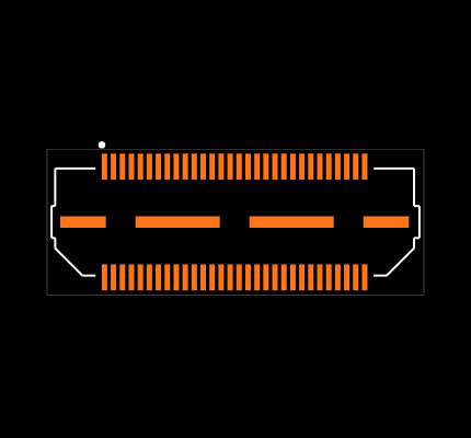 QTH-030-01-L-D-FL-K-TR Footprint