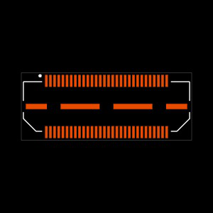 QTH-030-02-L-D Footprint