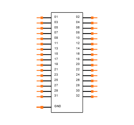 QTS-016-01-H-D-DP-RA-LS2 Symbol