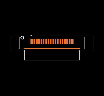 QTS-025-01-H-D-EM2 Footprint