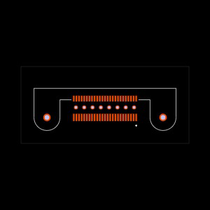 QTS-025-01-L-D-RA-SP Footprint