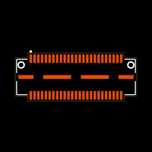 QTS-025-02-F-D-A Footprint