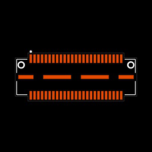 QTS-025-03-H-D-A Footprint