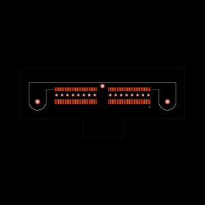 QTS-050-01-L-D-RA-WT-SP-P Footprint