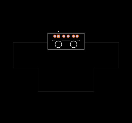 RPBU-01-S-A-RA Footprint
