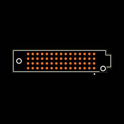 SEAF-15-05.0-L-04-2-A-K-TR Footprint