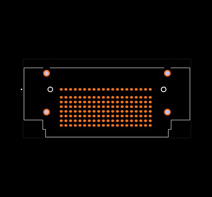 SEAF-20-01-L-08-2-RA-GP-TR Footprint