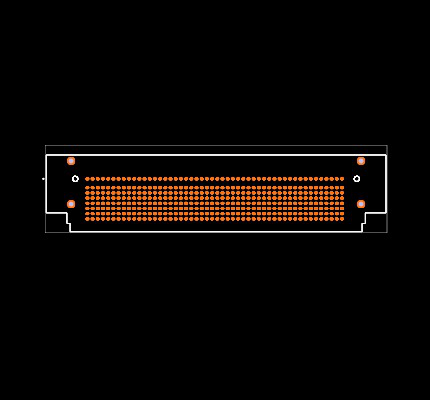 SEAF-50-01-L-08-2-RA-GP-TR Footprint