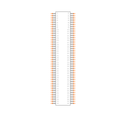 SEAF-50-01-L-08-2-RA-GP-TR Symbol