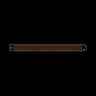 SEAF-50-07.5-L-04-2-A-K-TR Footprint