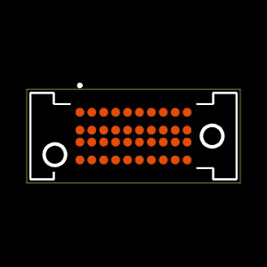 SEAF8-10-05.0-L-04-3 Footprint