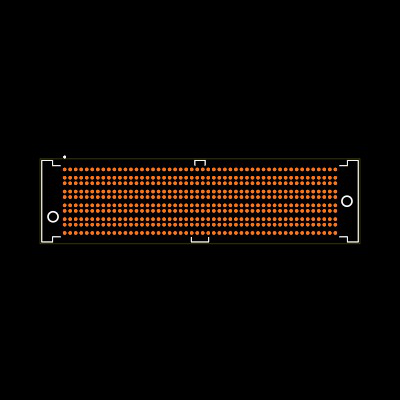 SEAF8-50-05.0-L-10-2-K Footprint