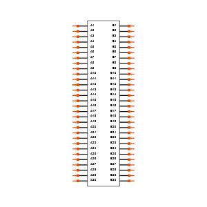 SEAM-30-07.0-L-05-2-A-K-TR Symbol