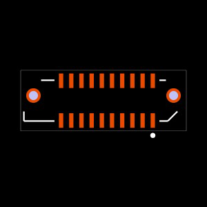 SEM-110-02-03.0-G-D-WT-K Footprint