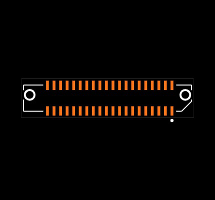 SEM-120-02-03.0-H-D-LC-K Footprint