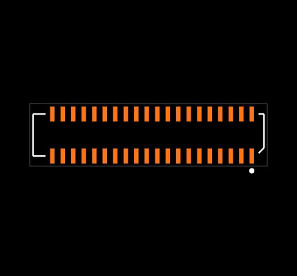 SEM-120-02-03.0-FG-D Footprint