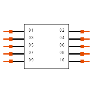 SFM-105-03-L-D-LC Symbol
