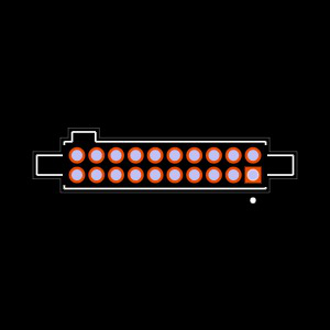 SFM-110-03-L-D-P Footprint