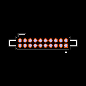 SFM-110-T1-S-D-P-TR Footprint
