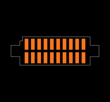 SFM-110-T2-F-D Footprint