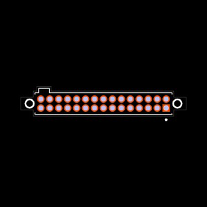 SFM-115-T1-S-D-LC Footprint
