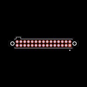 SFM-115-T1-S-D-LC-P-TR Footprint