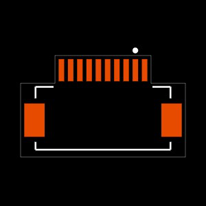 SFMH-105-02-LTL-D-WT-TR Footprint