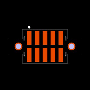 SFML-105-02-L-D-SN-K-TR Footprint