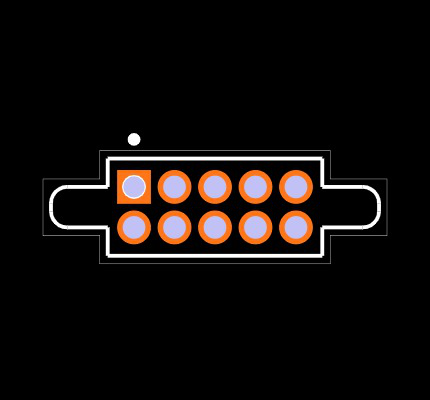 SFML-105-T1-S-D Footprint