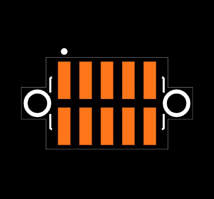 SFML-105-T2-L-D-A Footprint