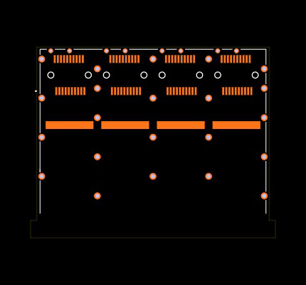 SFPK-4PF-01-S Footprint