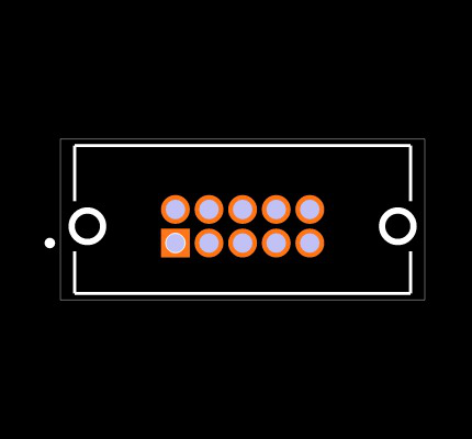 SHF-105-01-L-D-TH-LC-TR Footprint