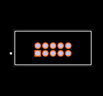 SHF-105-01-S-D-TH Footprint