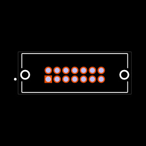 SHF-107-01-L-D-TH-LC Footprint