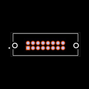 SHF-108-01-L-D-TH-LC Footprint