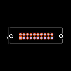SHF-110-01-L-D-TH-LC Footprint