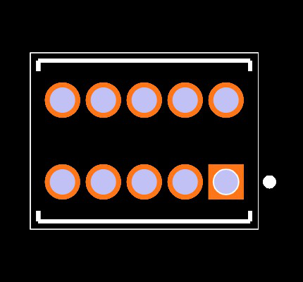 SLM-105-01-L-D Footprint