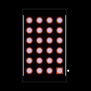 SQT-104-03-F-6 Footprint