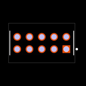 SQT-105-01-F-D-005 Footprint