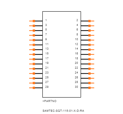 SQT-115-01-G-D-RA Symbol
