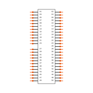 SQT-125-01-L-D-025 Symbol