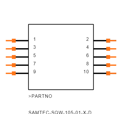 SQW-105-01-LM-D Symbol