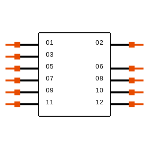 SQW-106-01-H-D-VS-LC-004 Symbol
